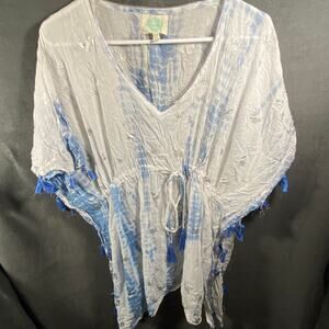 y2k women sheer coverup butterfly small festival fairy romantic kaftan tassle